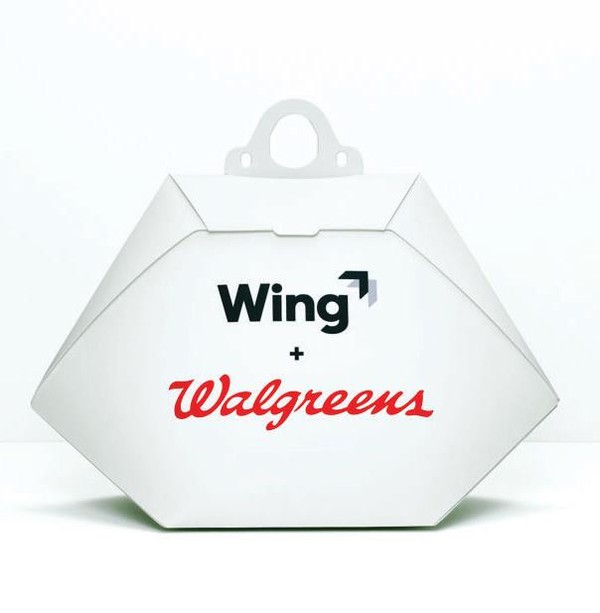  Wing Aviation의 특수 방수 패키지 (출처: news.walgreens.com)