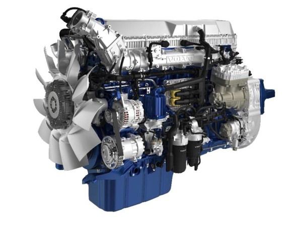 △볼보트럭의 신형 13리터 eSCR 엔진의 모습(사진제공=볼보트럭코리아)