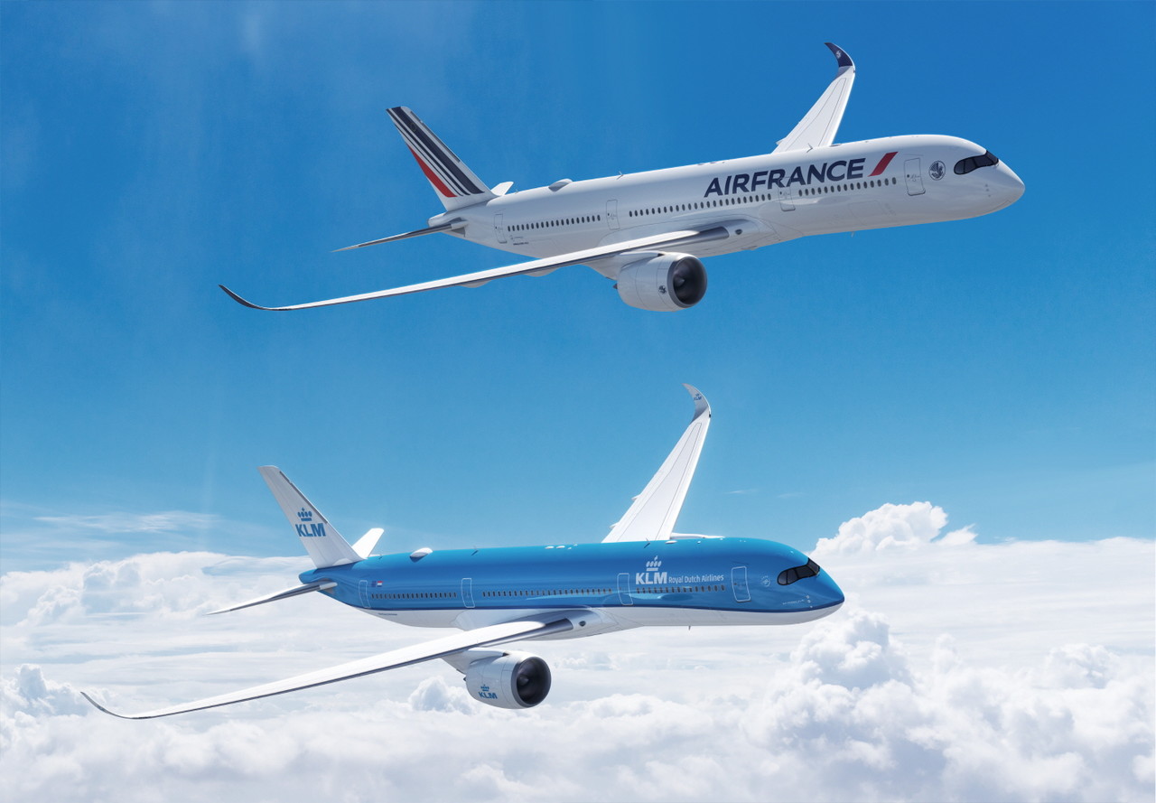 △에어프랑스-KLM 그룹이 도입 예정인 A350-900 항공기(사진제공=에어프랑스-KLM그룹)