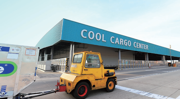 인천국제공항은 바이오의약품, 신선식품 등의 화물을 처리할 수 있는 '신선화물 전용 처리시설(Cool Cargo Center)'을 운영하고 있다 (사진=인천국제공항)