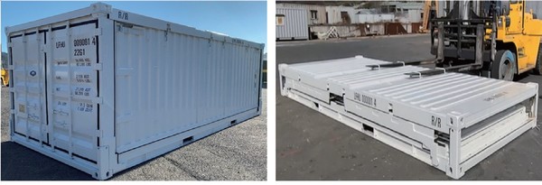 [그림 9] 40피트 접이식 해상용 컨테이너-FOLDCON(출처_로지스올그룹)