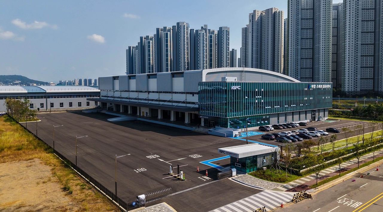 △13일 CFS(Container Freight Station) 구역을 정식 개장한 인천글로벌풀필먼트센터 전경(사진제공=인천글로벌풀필먼트센터)