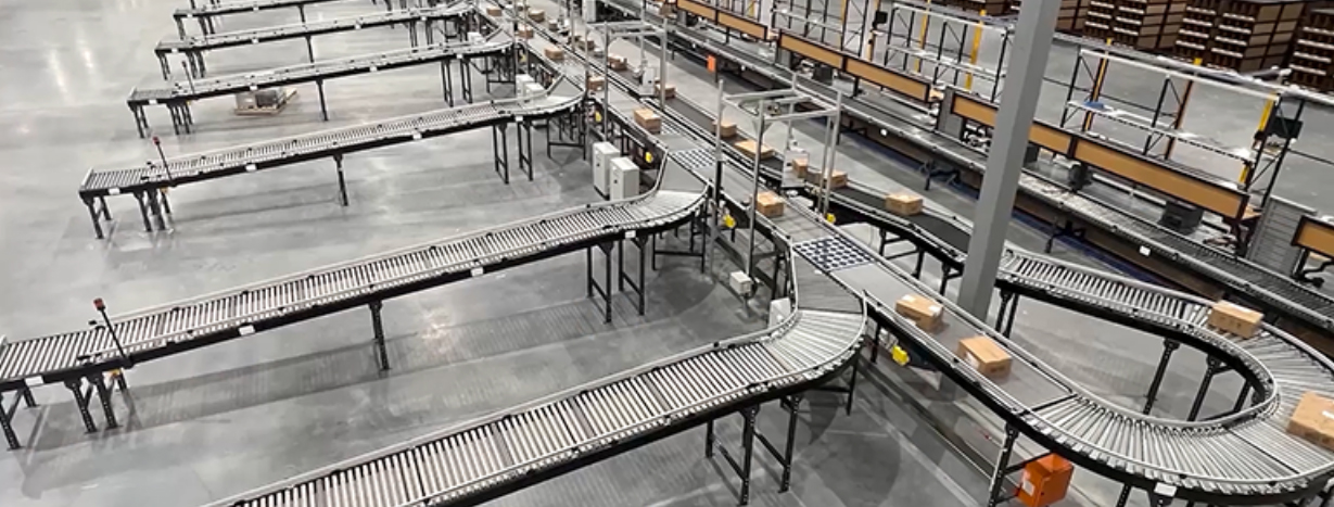 △다몬이 개발한 고품질 롤러 시스템을 활용한 자동화 컨베이어 라인의 모습(사진제공=아이텍코리아)