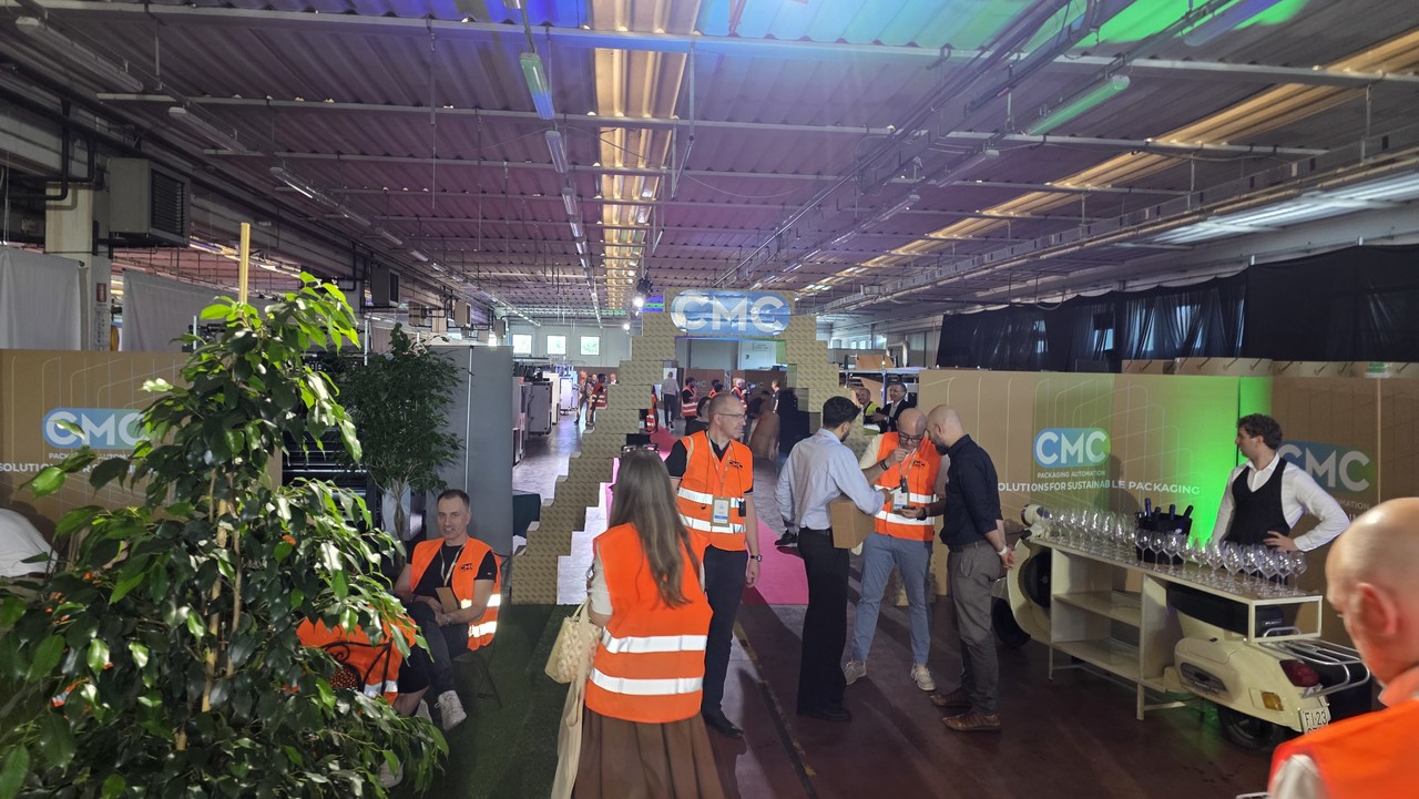글로벌 패키징 자동화 선도기업 CMC가 이탈리아 본사에서 연례 행사 ‘CID26(CMC Innovation Days)’을 성황리에 마쳤다(사진출처=솔버스)